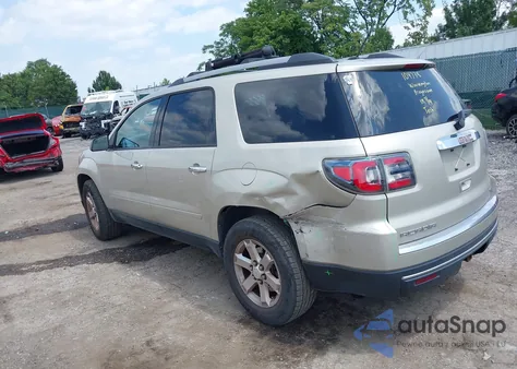 2014 GMC Acadia Sle-2 from USA, damaged, VIN 1GKKVPKD3EJ195147